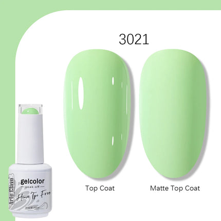 Arte Clavo TPO FREE HEMA FREE Gel Nail Polish UV Multi Use Semi Permanent Soak Off Autumn Winter Nail Art Hybrid Varnish 15ml