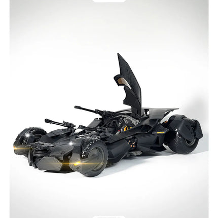 In Stock Xiwanshe BATMOBILE 1/12 ASSEMBLY MODEL Movable Model Toys Batman With LED Bat car