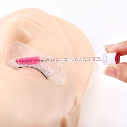 Reusable Eyebrow Brush Tube Disposable Eyelash Brush Eyebrow Brush Replaceable Dust-proof Sparkling Broken Diamond Makeup Brush