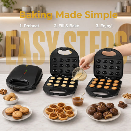 Cross-border electric hot nut machine dessert snack machine home DIY cake baking machine hazelnut machine 750W