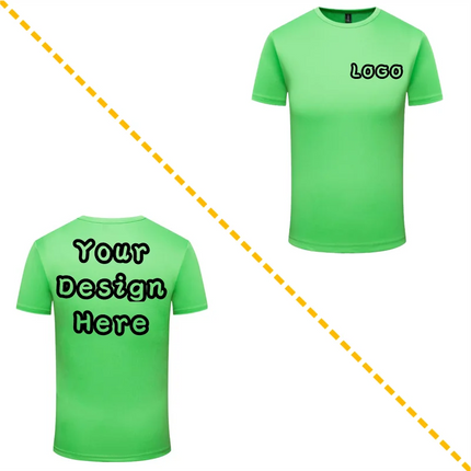 Summer quick-dryingT-shirt Round Neck Solid Color Marathon Team Shirt Sportswear Custom Shirt Embroidery Printing Exclusive LOGO