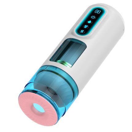 Automatic Male Masturbator Cup 9 Sucking Telescopic Modes Vibrator Pocket Pussy Stroker Blowjob Penis Pump Sex Toys For Men