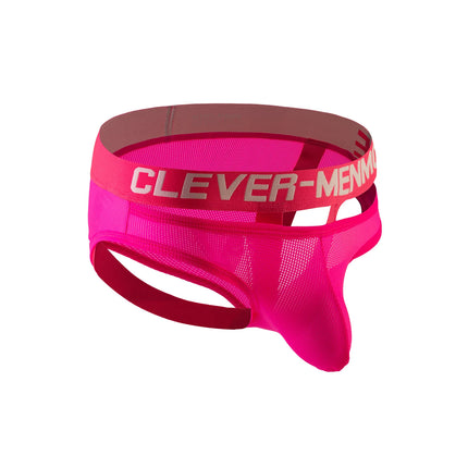 Men Cockstrap Underwear Sexy Man Bulge Pouch Briefs Cock Ring Lingerie Mesh Sheer Panties Jockstrap Cockring O-Ring