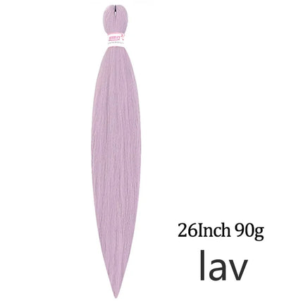 Pre-stretched long braided hair 26-inch crochet braided hair synthetic African Ombre giant Xpression braided hair