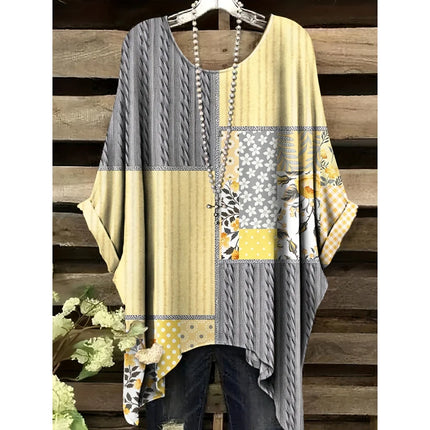 Summer Simple Stripe Pattern Printin Graphic Tees Clothes Fashion Women's Vintage Short Sleeve T-Shirt Street Fashion Women Top