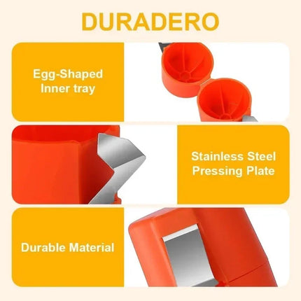 1PC Creative Egg Separator Tool Plastic Non-Stick Hand Eggs Breaker Multifunctional Convenient Baking Cooking Aid Kitchen Gadget