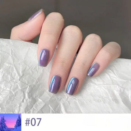 1-6PCS Popular Winter Internet Celebrity Hot-selling Northern Lights Cat Eye Magnet Gel Nail Polish Nail Art Nail Supplies