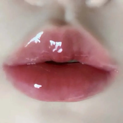 Cappuvini Berry Snow Gradient Lip Gloss Mirror Moisturizing for Plump Lips Long-Lasting Makeup Lip Glaze