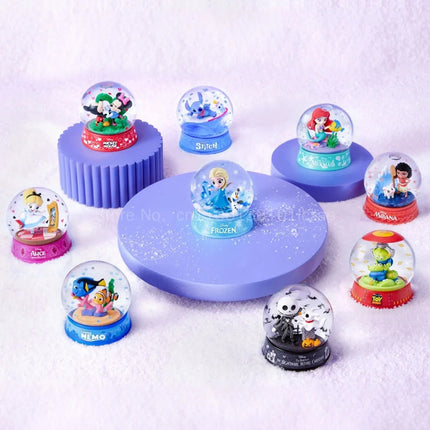 ZURU Mini Brands Create Disney DIY Blind Box Surprise Ball Miniature Toys Capsule Collectibles Snow Globe Style Unboxing Toy