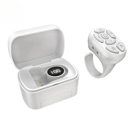 1pcs Wireless Bluetooth Ring Remote Control Fingertip Selfie Video Controller For Tik Tok Page Turner Browsing For iOS Android