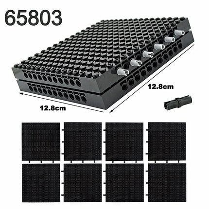 Compatible MOC 65803 Technical Brick 4/3 16x16 Baseplate Building Block Parts Set DIY Kid Toys For 98138 Pixel Art Picture Leduo