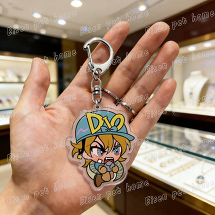Cartoon Anime Chibi Keychain Accessories Bag Charms Keyrings Jewelry Fans Freinds Game Lovers Gifts