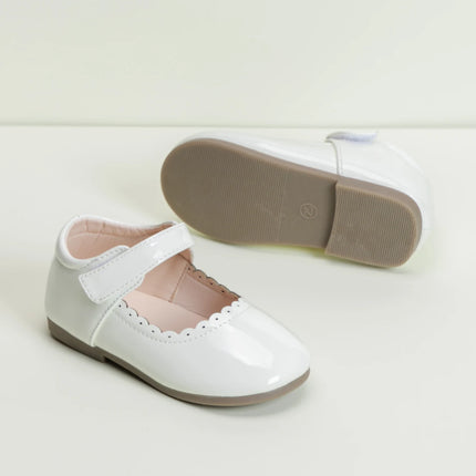 Girls' Soft-Soled Multi-color Leather Spring Autumn New Baby Girl Bright Color Leather England Style Breathable Princess Shoes