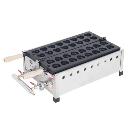 Commercial Heart Shaped Mini Waffle Makers Non-stick Heart Shaped Waffle Baking Machine