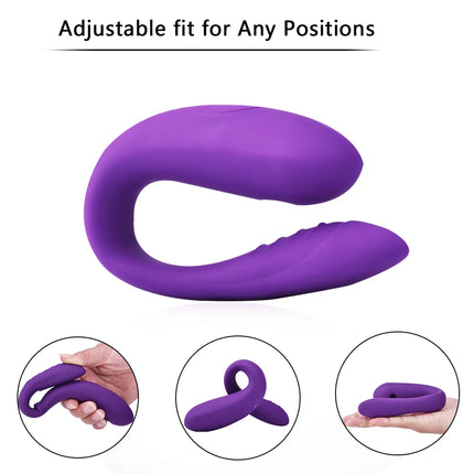 Sucking Dildo Vibrator 10 Intense Modes Sex Toys for Women G Spot Clitoris Stimulator With Remote Control U Shape Adult Sexo