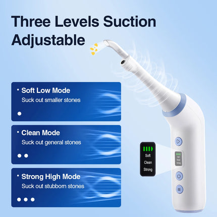 Visible Electric Tonsil Stone Remover Tool Visible Tonsil Stone Removal Kit 3 Suction Modes Tonsil Stone Removal Oral Care