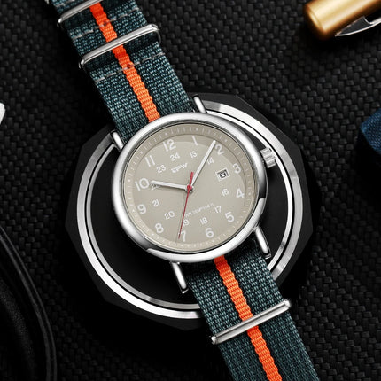 2026 TPW Field Watch Easy Reading Fabric Strap 24 Hours Display Quartz Movement Day function