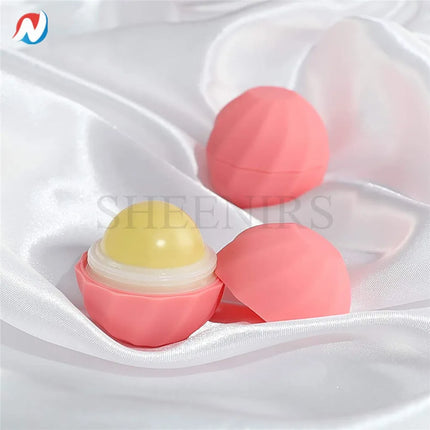 50pcs 7ml 0.25oz 7g Empty Ball plastic lip balm Sphere Lipstick Container crayon Lipstick Tubes Chapstick Tubes Holder Makeup