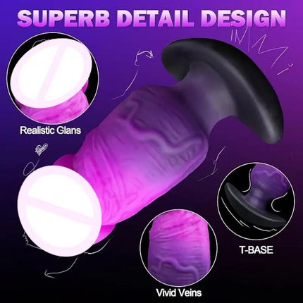 Dildo Anal Plug Huge Real Penis 4 Size Wearable Sex Toys For Men Women Butt Massager Soft Silicone With T Base Penetration Anal