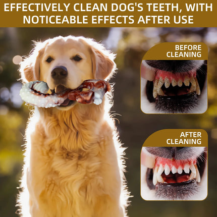 Indestructible Dog Chew Toy Nylon Rabbit Shaped Dog Chew Toy Beef Flavor For Medium And Large Dogs(30-120lb) Strong Chewing