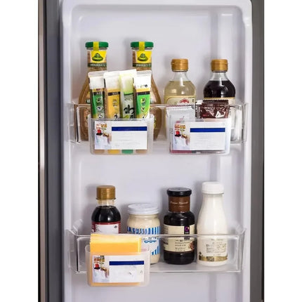 2Pcs Sliced Cheese Holder for Fridge, Refrigerator Side Door Organizer, Hanging Storage for Kitchen, Storing Seasoning Box