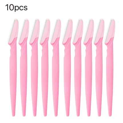 5-100PCS Eyebrow Trimmer Blade Face Razor 1 Color Face Blade Shavers Hair Remover Shaver Safety Razor Microblading Too