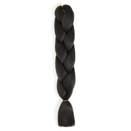 Synthetic 24Inch Purple Braiding Hair Extensions for Crochet Braids DIY Jumbo Ponytail Braid,Ru Mi Hairstyle,Multi-colored Hair