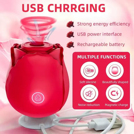 Powerful Sucking Vibrator for Women Tongue Licking Clitoris Vagin Stimulator Female Vacuum Oral Nipple Sucker Adults Sex for Toy