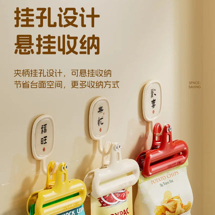 Caterpillar sealing clip moisture-proof snack clip kitchen sealing fixing clip multifunctional household clip fresh-keeping seal