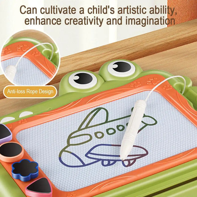 Kids Magnetic Drawing Board Baby Puzzle Magnetic Writing Board Toy Graffiti Drawing Art Board Montessori Educational Toy