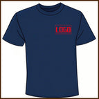 Navy (Chest Logo) / XXL / No
