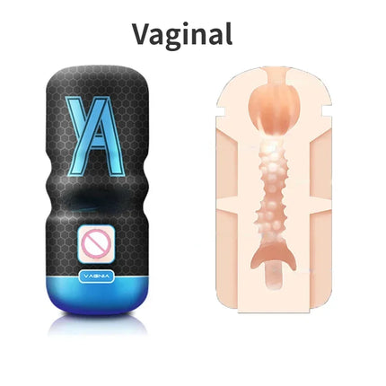 Male Masturbators Cup Powerful Sucking Realistic Vagina Pocket Pussy Blowjob Penis Massager Stamina Trainer Adult Sex Toys 18+