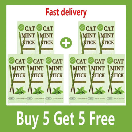 Natural Matatabi Cat Stick Mint Caught Bite Excited Rods Silvervine For Cat Teeth Cleaning Treating Pet Supply Cat Toys