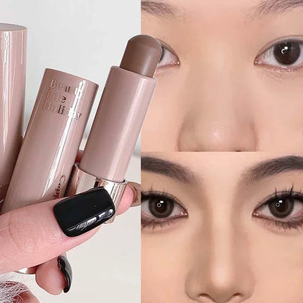 Waterproof Nose Shadow Contouring Bronzer Highlighters Stick Matte Grey Brown Bronzer Contouring Stick Face Brighten Cosmetics