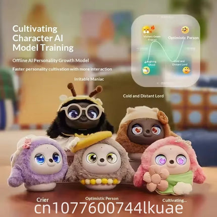 Ropet AI Pet Toy Robot Emotional Companionship Bionic Interaction Electronic Desktop Pets intelligent Robot Children's Kid Gift