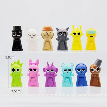 New Sprunki Blind Box Anime Figures Mystery Game Doll PVC Cartoon Model Toy Doll Desktop Decorative Kids Christmas Surprise Gift