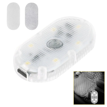 Car Interior LED Night Lighting Under Cabinet Light Touch Sensor Reading Lamp LED Book Lights USB Rechargeable Car Door Light