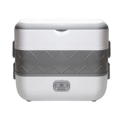 New 2L Portable Electric Lunch Box with Heat and Insulation Double-layered Portable Lunch Box for Home Use and Outdoor Picnics