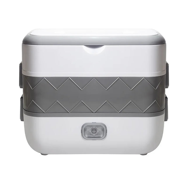 New 2L Portable Electric Lunch Box with Heat and Insulation Double-layered Portable Lunch Box for Home Use and Outdoor Picnics