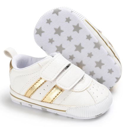 Spring and Autumn Style Baby Walking Shoes Baby White Shoes Casual Single Shoes For Boys and Girls Anti Slip Baby Shoes