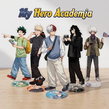 My Hero Academia Nationwide Travel Ver 15CM Double Sided Acrylic Stand keychain 2026 New Anime Stand Izuku Shota DABI Fans Gift