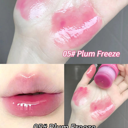 Gege Bear Hydrating Tinted Lip Essence — Moisturizing Water-Gloss Finish, Korean-Style Youthful and Flawless Look Lip Balm
