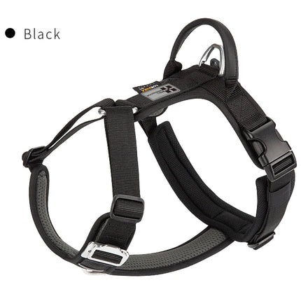SMALL COMBINATION Large Dog Collar Harness and Leash Sets No-Pull Reflective Medium Dog Chest Vest Pet German Shepherd Training