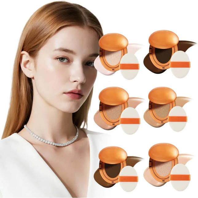 Long-lasting Matte Finish Durable Waterproof Makeup Fit Cushion Concealer Matte Liquid Powder Cushion New