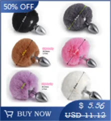 Female Male Erotic Cosplay Accessories of Cute Fox Tail Anal Plug with Soft Bow-Knot Cat Ears Headbands Collar for SM Sex Toys