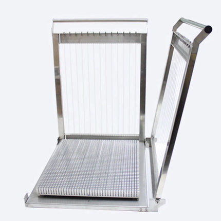 300*300mm Double Arm Manual Raw Chocolate Cutting Machine Slicer Stainless Steel Bar Cutter Dessert Candy Multi-size Cutting