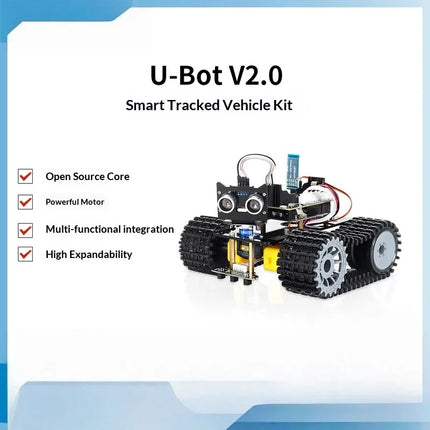 AI Programmable Intelligent Robot Educational Kit with AI Technology Tracks  Robotics Building Set  STEM Learning