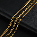 Classic Cuban Gold / 45cm 18inch / 5mm
