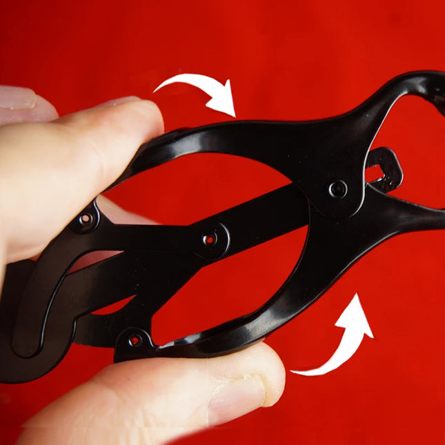 All Metal Intense Nipple Cover Clamps on Chain, Grip Tight Breast Clit Clip, BDSM Sex Toys for Couples, Adult Games