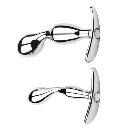Stainless Steel Prostate Massager – Smooth Anal Plug, G-Spot Stimulator for Men, Women & Adults, Premium Sex Shop Sensual Toy